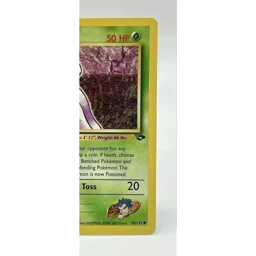 Koga's‎ Grimer 78/132 Gym Challenge Unlimited Non Holo Vintage 2000 Pokemon NM